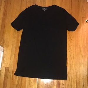 Distressed t shirt dress